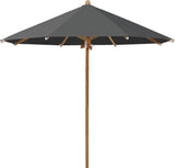 Glatz Parasol TEAKWOOD Ø300cm Qualité 5 · 669 Carbone 