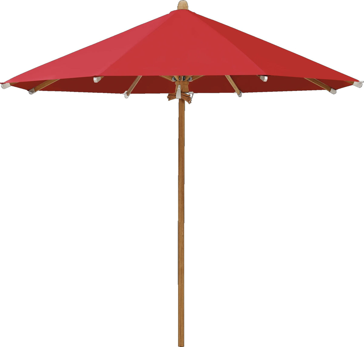 Glatz Parasol TEAKWOOD Ø300cm Qualité 5 · 801 Campari 