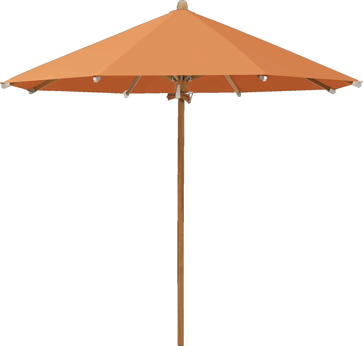 Glatz Parasol TEAKWOOD Ø300cm Qualité 5 · 802 Sienna 