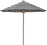 Glatz Parasol TEAKWOOD Ø300cm Qualité 5 · 810 Black Stripe 