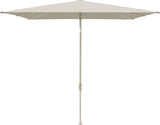 Glatz Parasol VITA® Piana 210x150cm 527 Urban chrome Gris soie