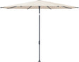 Glatz Parasol VITA® Piana Ø220cm 523 Champagne Anthracite