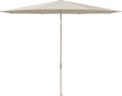 Glatz Parasol VITA® Piana Ø220cm 527 Urban chrome Gris soie