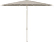 Glatz Parasol VITA® Piana Ø220cm 686 Urban clay Gris soie