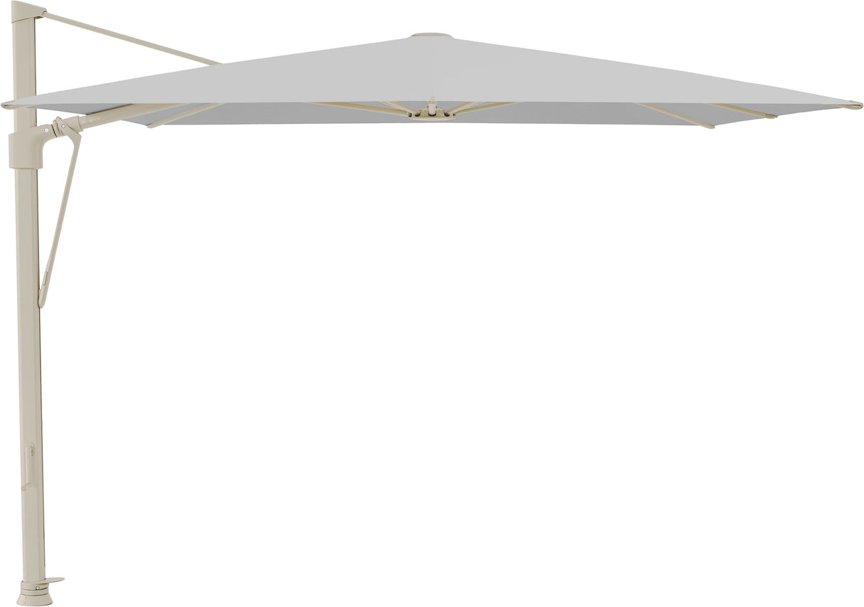 Glatz Parasol VITA® Sfera 300x300cm 501 Granite Alu laqué gris soie