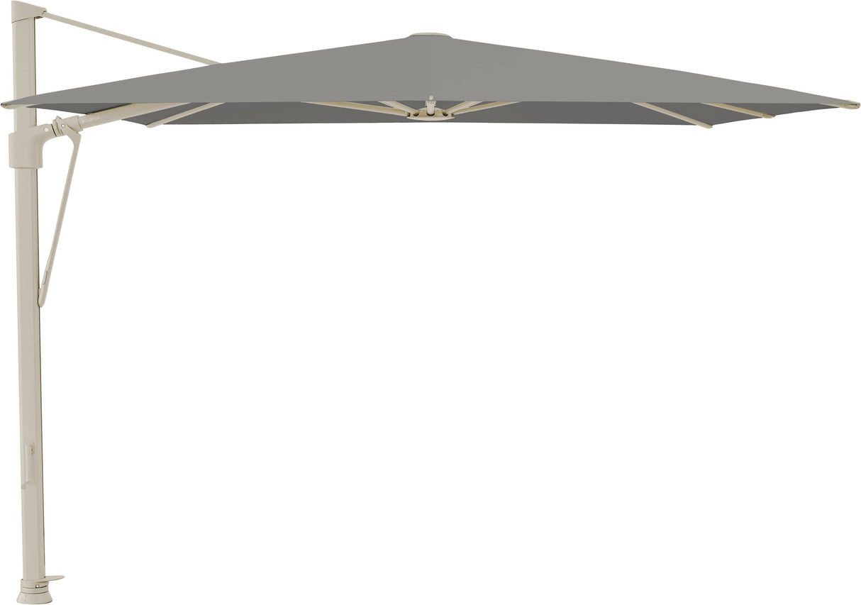 Glatz Parasol VITA® Sfera 300x300cm 684 Urban shadow Alu laqué gris soie