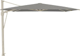 Glatz Parasol VITA® Sfera 300x300cm 684 Urban shadow Alu laqué gris soie