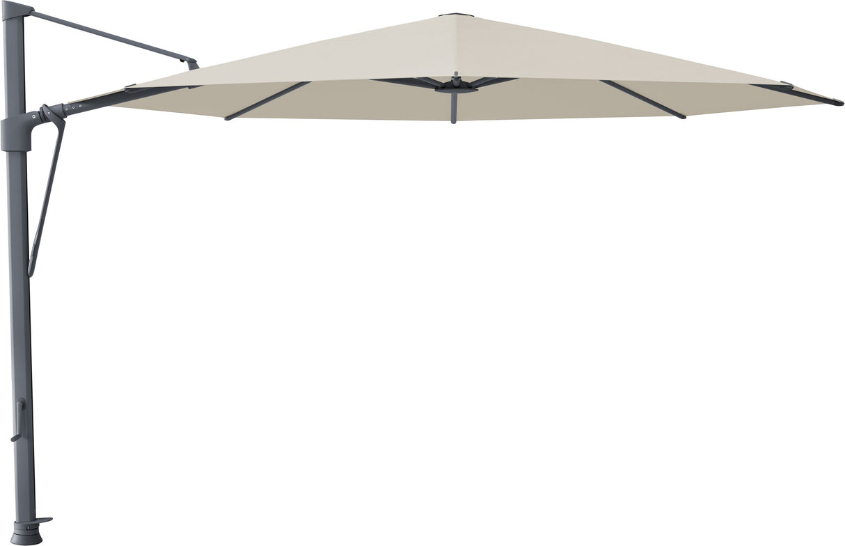 Glatz Parasol VITA® Sfera Ø375cm 527 Urban Chrome Alu laqué anthracite