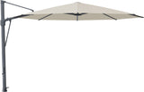 Glatz Parasol VITA® Sfera Ø375cm 527 Urban Chrome Alu laqué anthracite