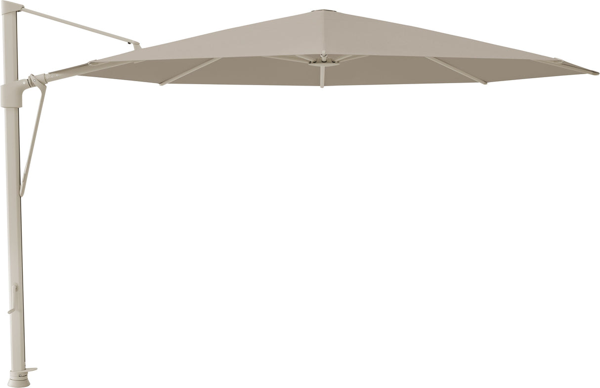 Glatz Parasol VITA® Sfera Ø375cm 605 Clay Alu laqué gris soie