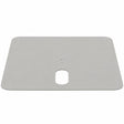 Glatz Plaque décorative pour socle à roulettes Z Béton 55kg Gris soie 