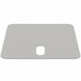 Glatz Plaque décorative pour socle à roulettes Z Béton 55kg Gris soie 