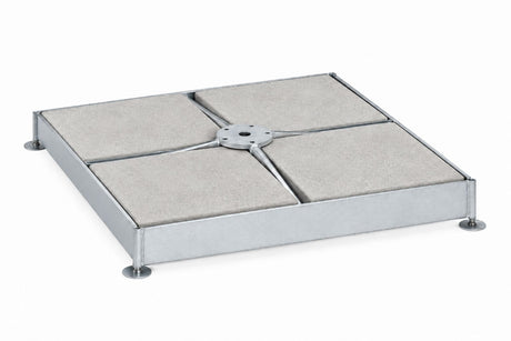 Glatz Socle M4 Cadre 180kg (pour 12 dalles en béton 40x40x4cm) 