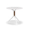 Gloster Fresco Table Ø90cm Dining Table White / Wheat - Ceramic 