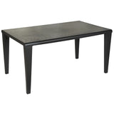 Grosfillex Alpha Table repas 150x90cm Anthracite 