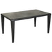 Grosfillex Alpha Table repas 150x90cm Anthracite 