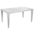 Grosfillex Alpha Table repas 150x90cm Blanc 