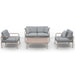 Grosfillex Cannes Set Salon Lounge 4 places + table basse Havane 