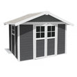 Grosfillex Déco Abri de jardin 7.5m2 (3.15x2.39m) Gris foncé 