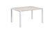 Grosfillex Eden Table repas 133x97cm Blanc/Lin 