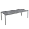Grosfillex Greggia Table repas 220x95cm Gris Platinium 