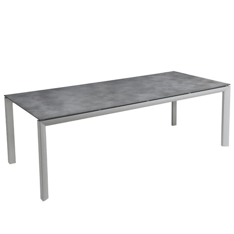 Grosfillex Greggia Table repas 220x95cm Gris Platinium 