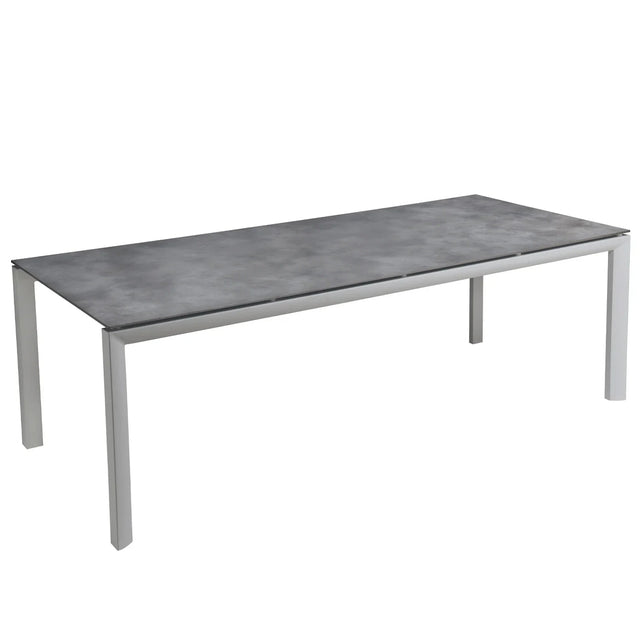 Grosfillex Greggia Table repas 220x95cm Gris Platinium 