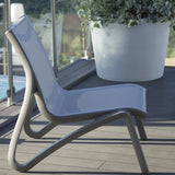 Grosfillex Sunset Fauteuil bas Conversationnel, Accoudoirs non inclus 