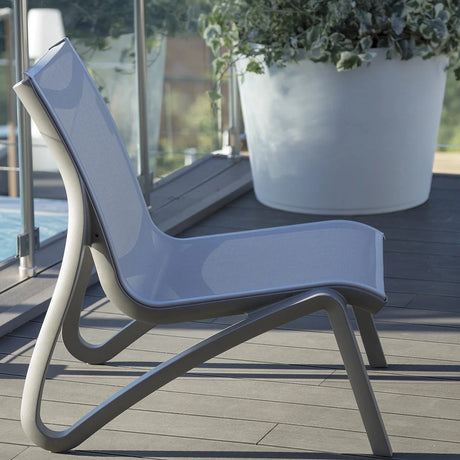 Grosfillex Sunset Fauteuil bas Conversationnel, Accoudoirs non inclus 