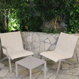 Grosfillex Sunset Fauteuil bas Conversationnel, Accoudoirs non inclus 