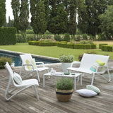 Grosfillex Sunset Fauteuil bas Conversationnel, Accoudoirs non inclus 