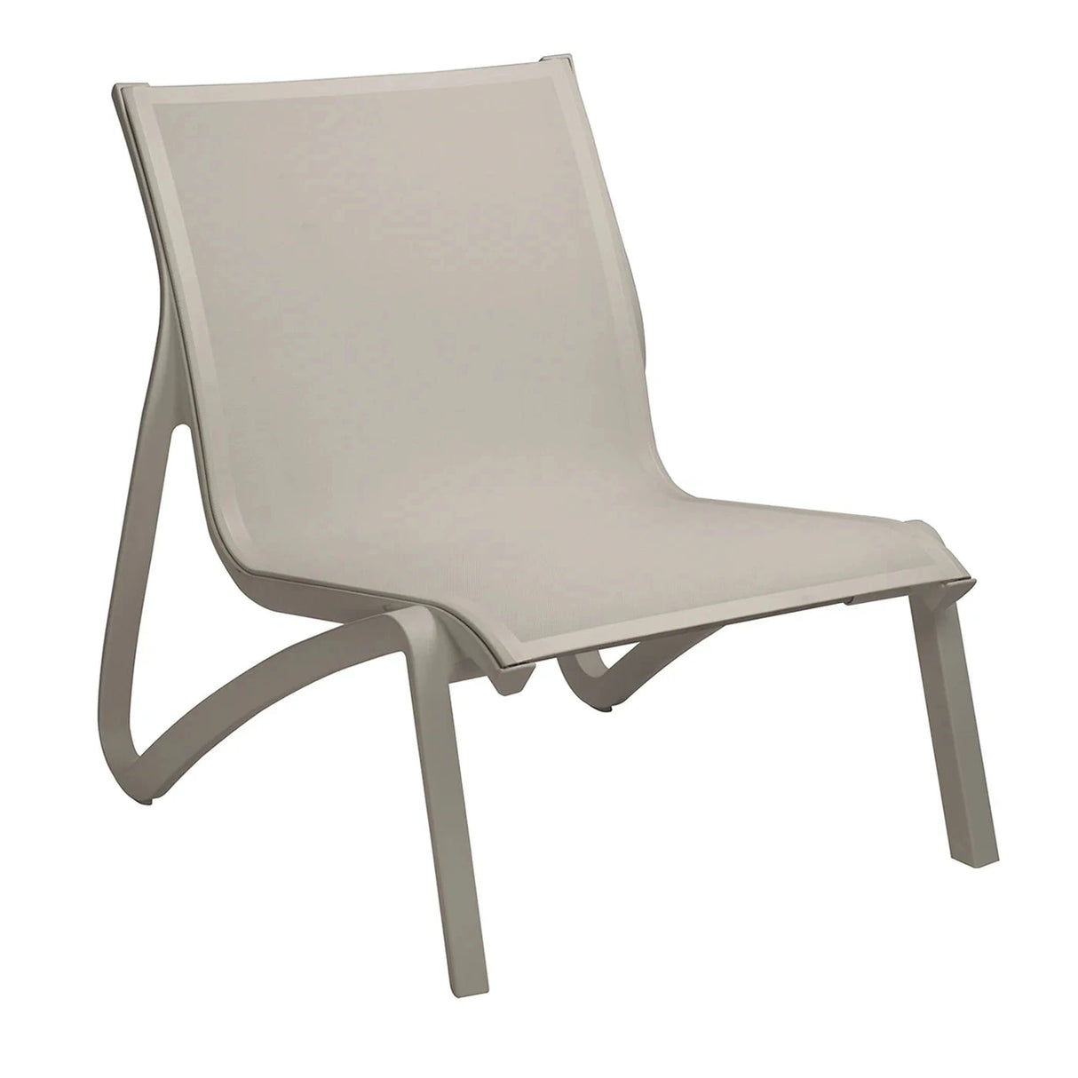 Grosfillex Sunset Fauteuil bas Conversationnel, Accoudoirs non inclus 