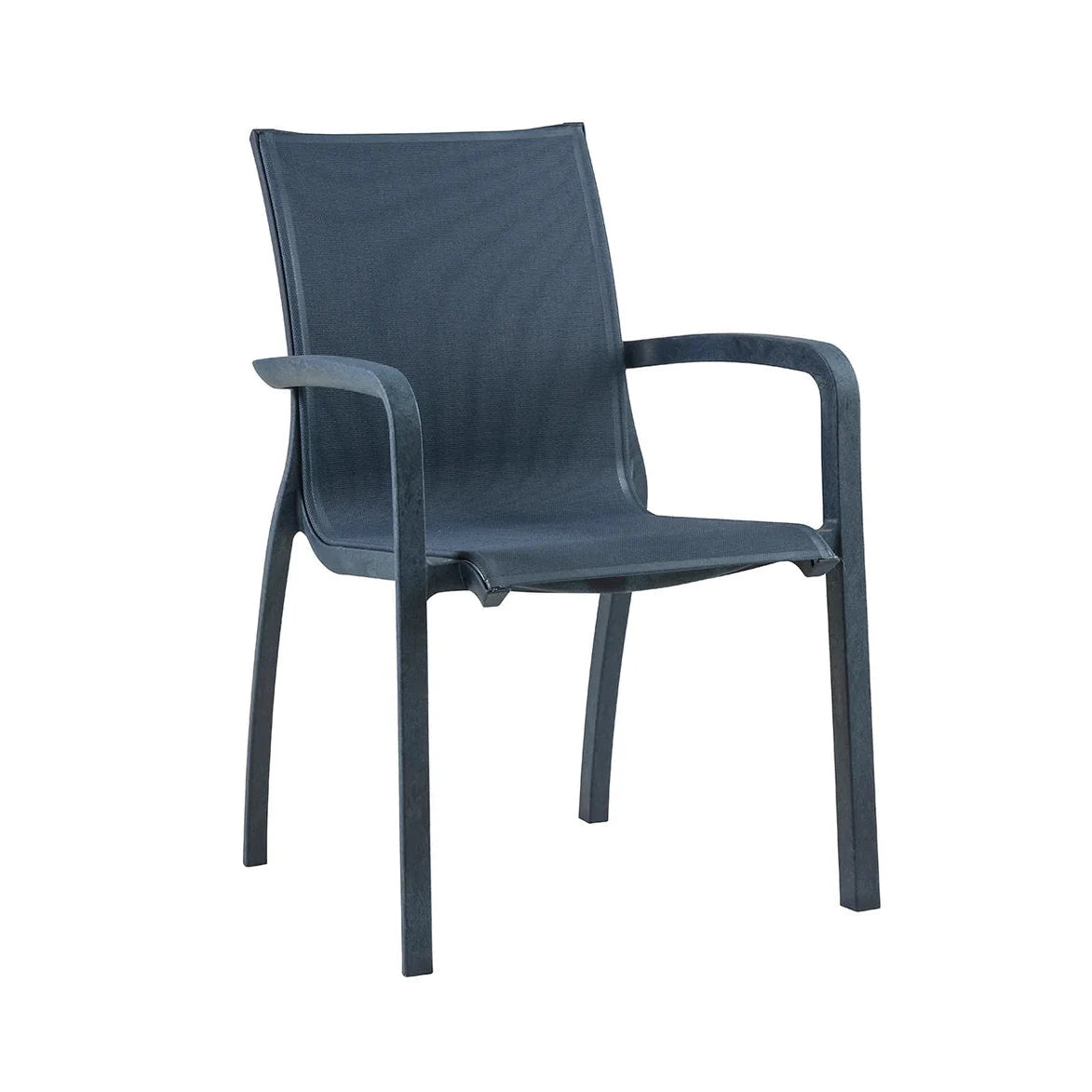 Grosfillex Sunset Green Edition Fauteuil repas Cobalt Blue / T53 Night Blue 