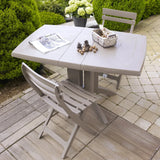 Grosfillex Vega Table repas rabattable 118x77cm 