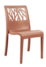 Grosfillex Végétal Chaise empilable Terracotta 