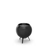 Höfats Moon 45 All Black Brasero avec pieds Bas H:45cm 
