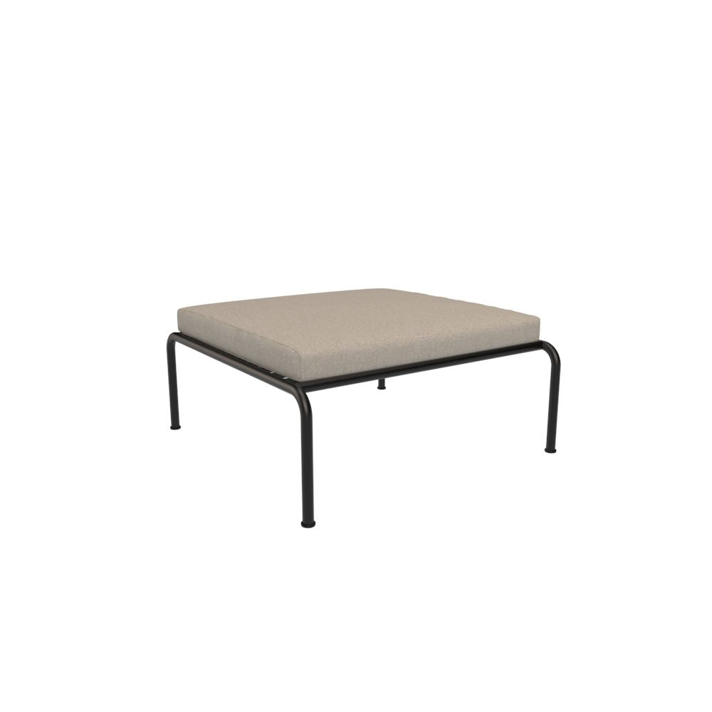 Houe Avon Ottoman Structure Black - Coussins Ash 
