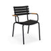 Houe ReClips Dining chair Black - Accoudoirs Bamboo 