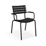 Houe ReClips Dining chair Black - Accoudoirs Black 