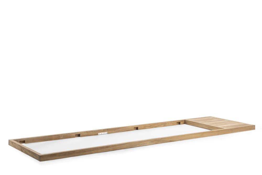 Hunn Amalfi Module Lounge 3 places avec tablette gauche/droite 