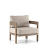 Hunn Bastia Fauteuil Lounge Taupe - Grid Beige 
