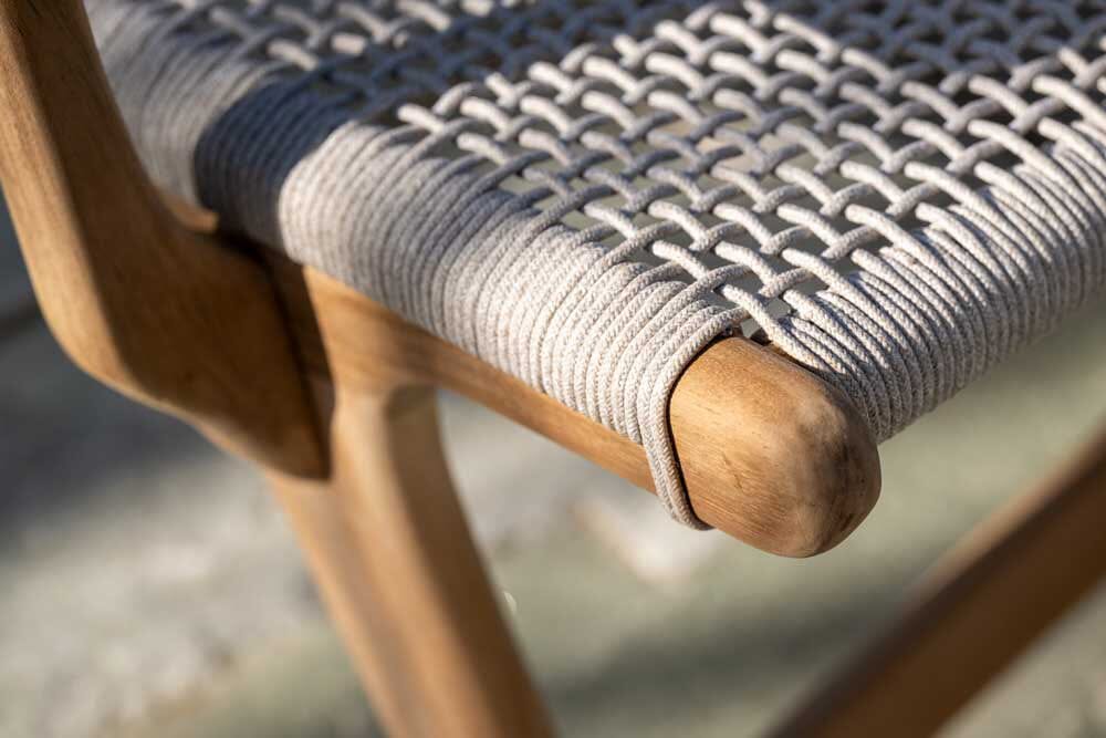 Hunn Beja Chaise Basse Teck 