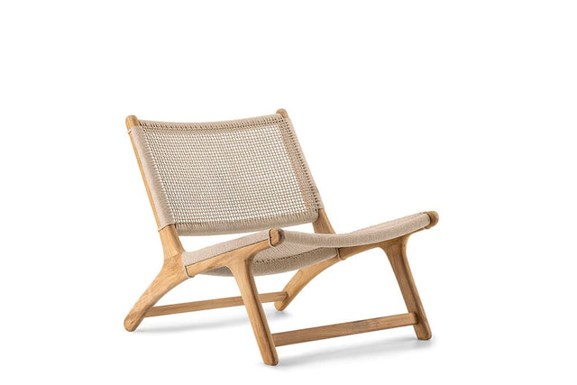 Hunn Beja Chaise Basse Teck 