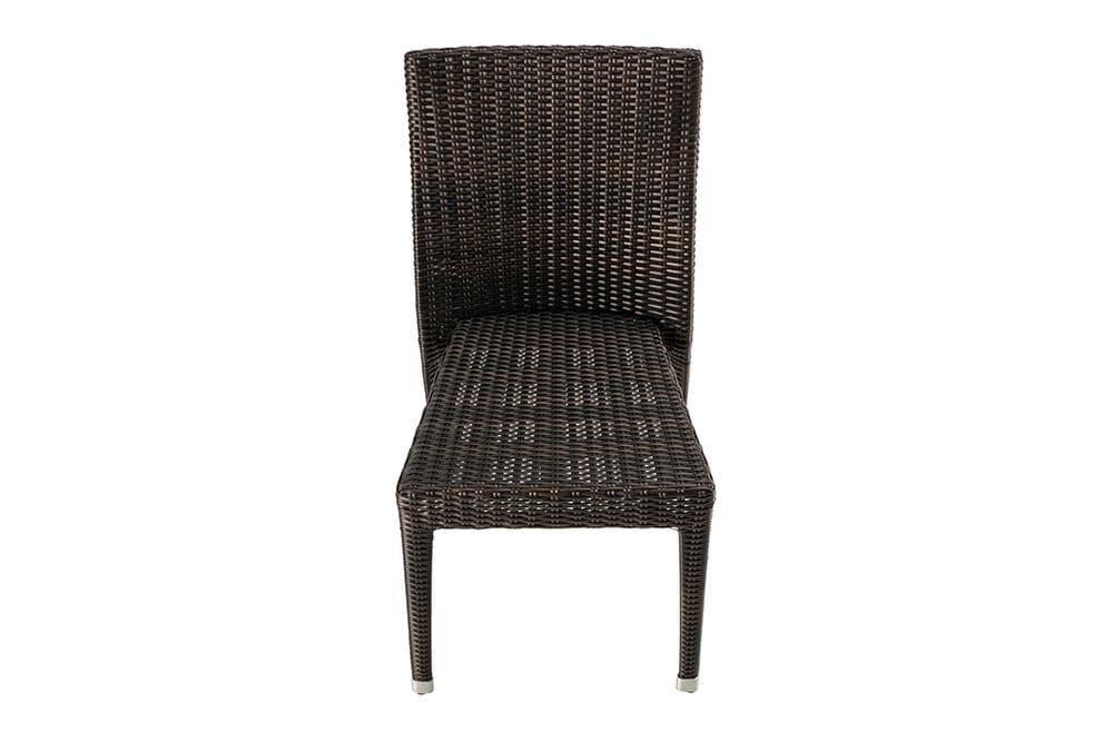 Hunn Brescia II Fauteuil repas Résine tressée empilable 