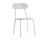 Hunn Cadiz Chaise repas empilable Blanc 