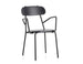 Hunn Cadiz Fauteuil repas empilable Anthracite 