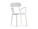 Hunn Cadiz Fauteuil repas empilable Blanc 