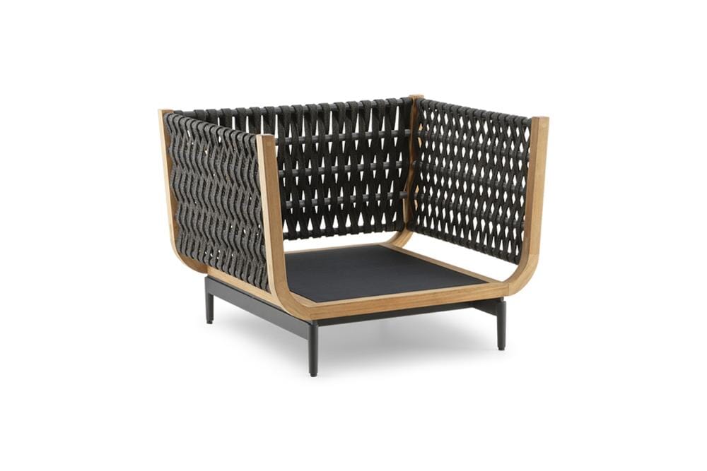 Hunn Göteborg Fauteuil Club Lounge avec coussins 