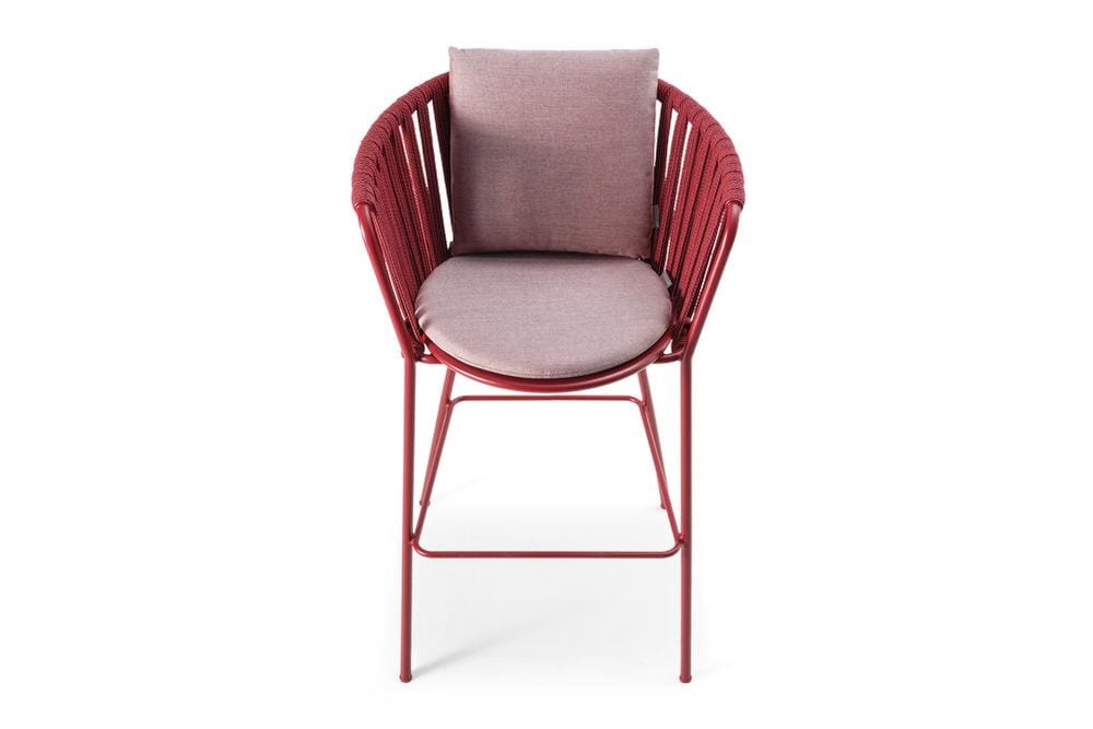 Hunn Granada Chaise haute avec Cordes, avec coussins 