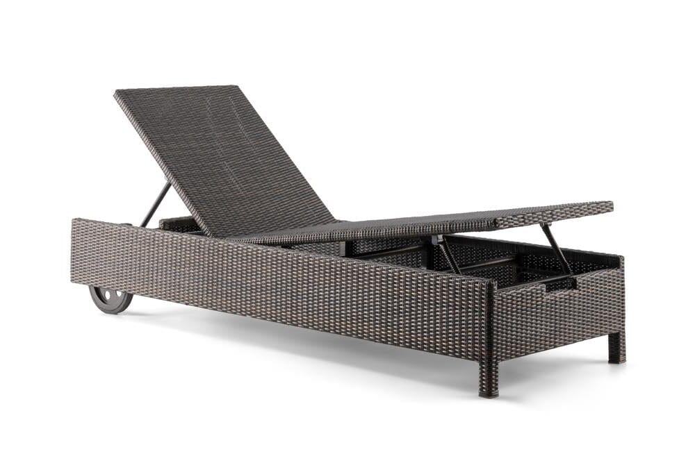 Hunn Maxime II Chaise Longue Résine Tressée 